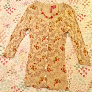 Floral cardigan
